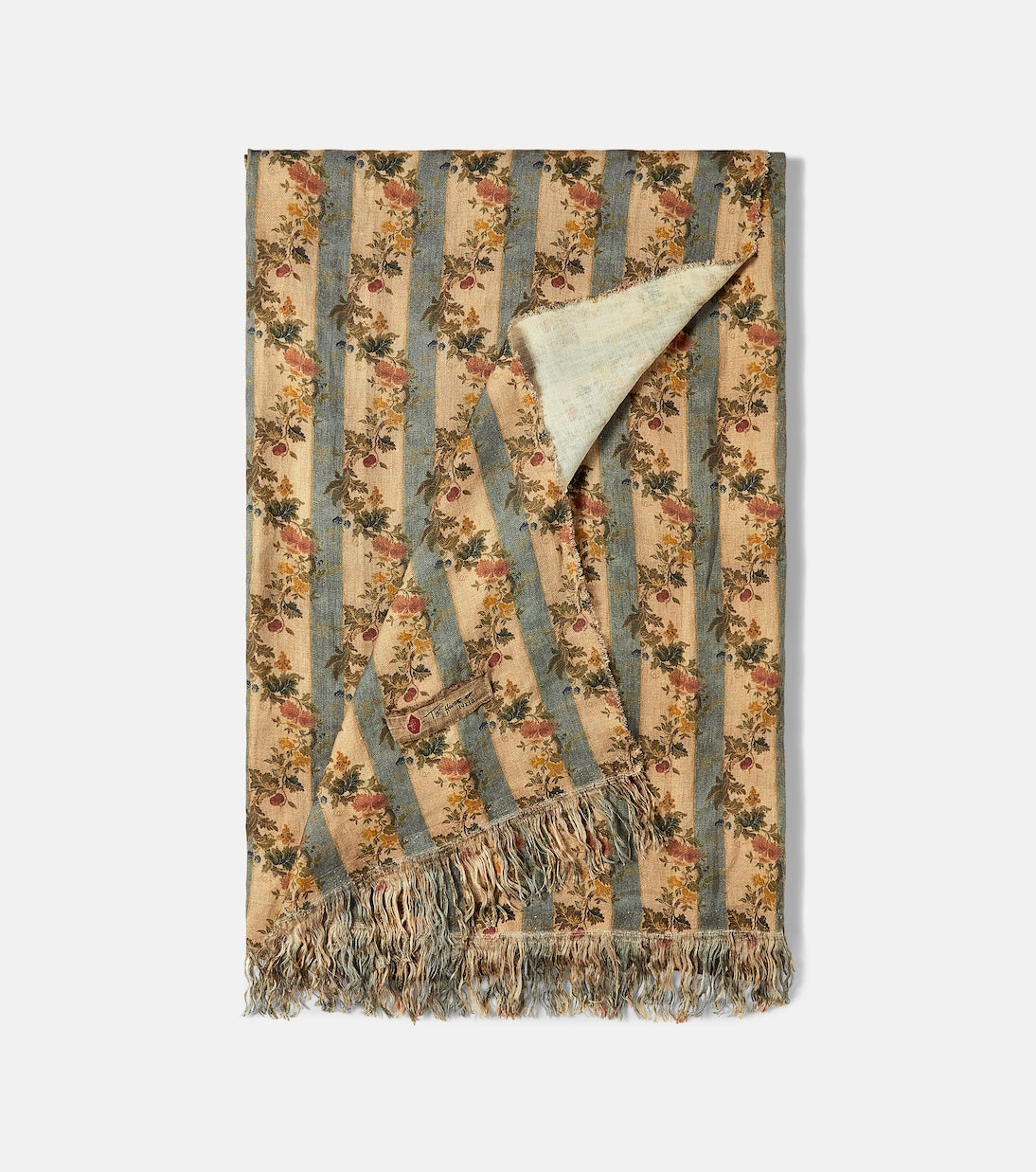 The House of Lyria - Tormento floral striped linen tablecloth