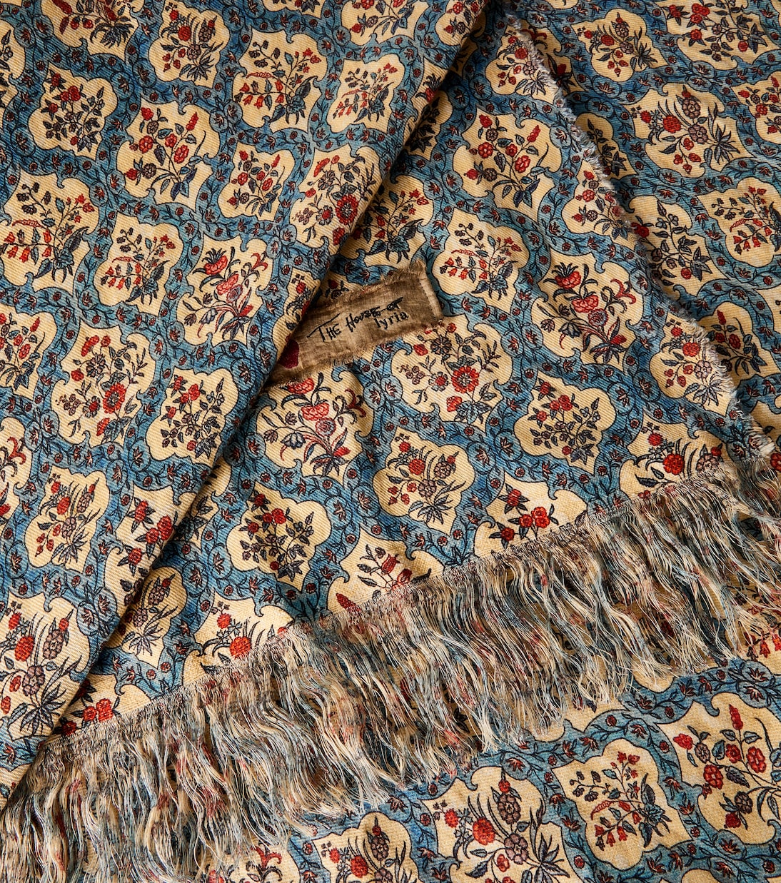 The House of Lyria - Tormento floral linen tablecloth