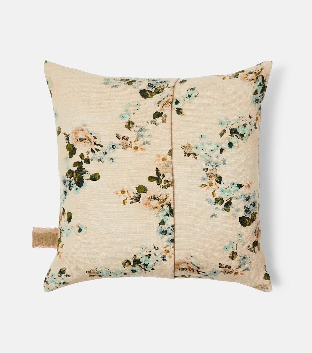 The House of Lyria - Vetiver floral linen canvas cushion