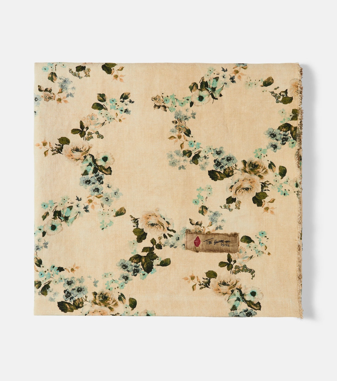 The House of Lyria - Vetiver floral linen picnic blanket
