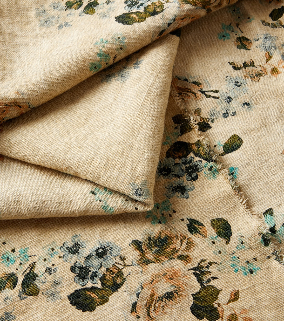 The House of Lyria - Vetiver floral linen picnic blanket