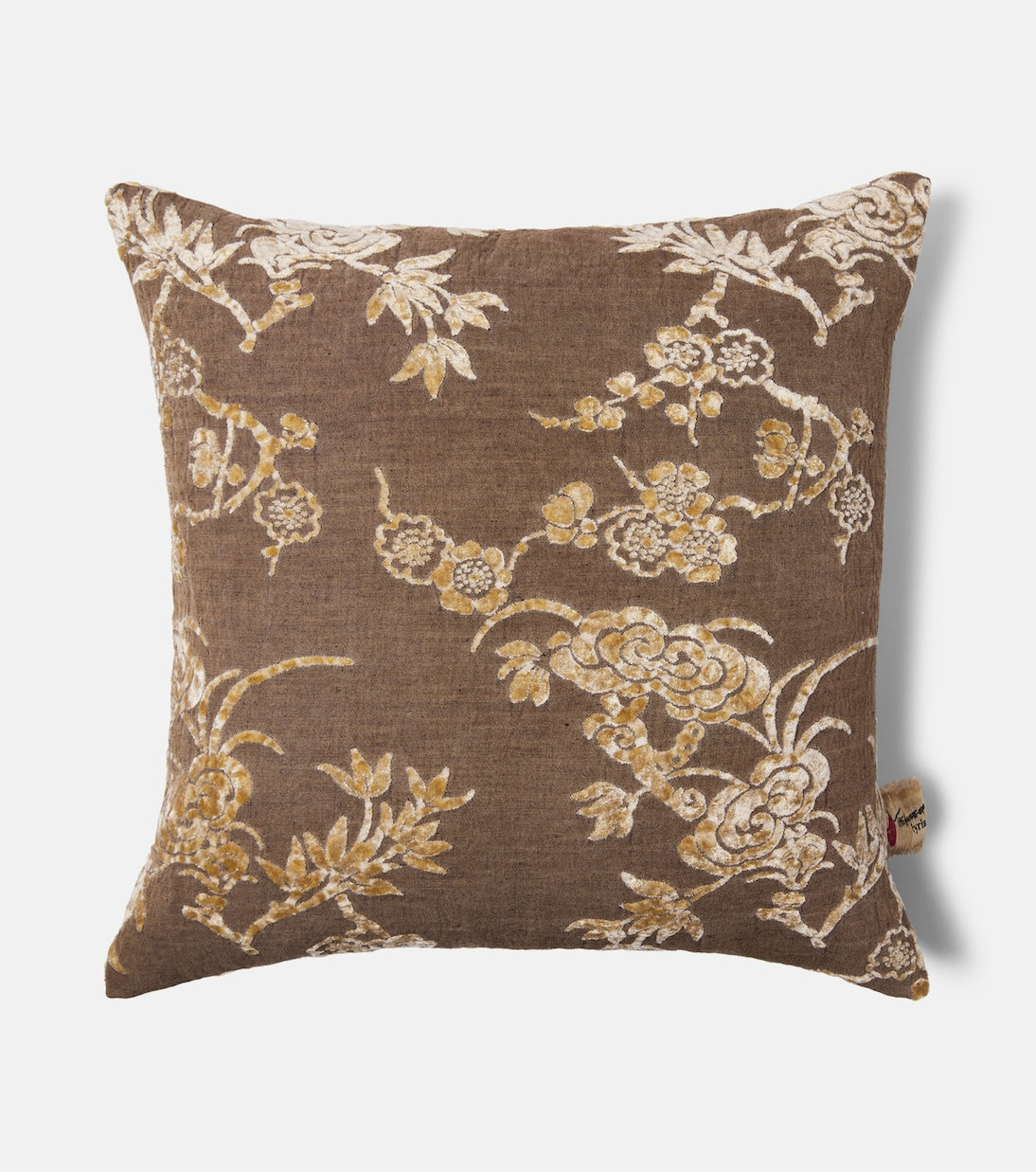 The House of Lyria - Cotognastro cotton and linen-blend cushion