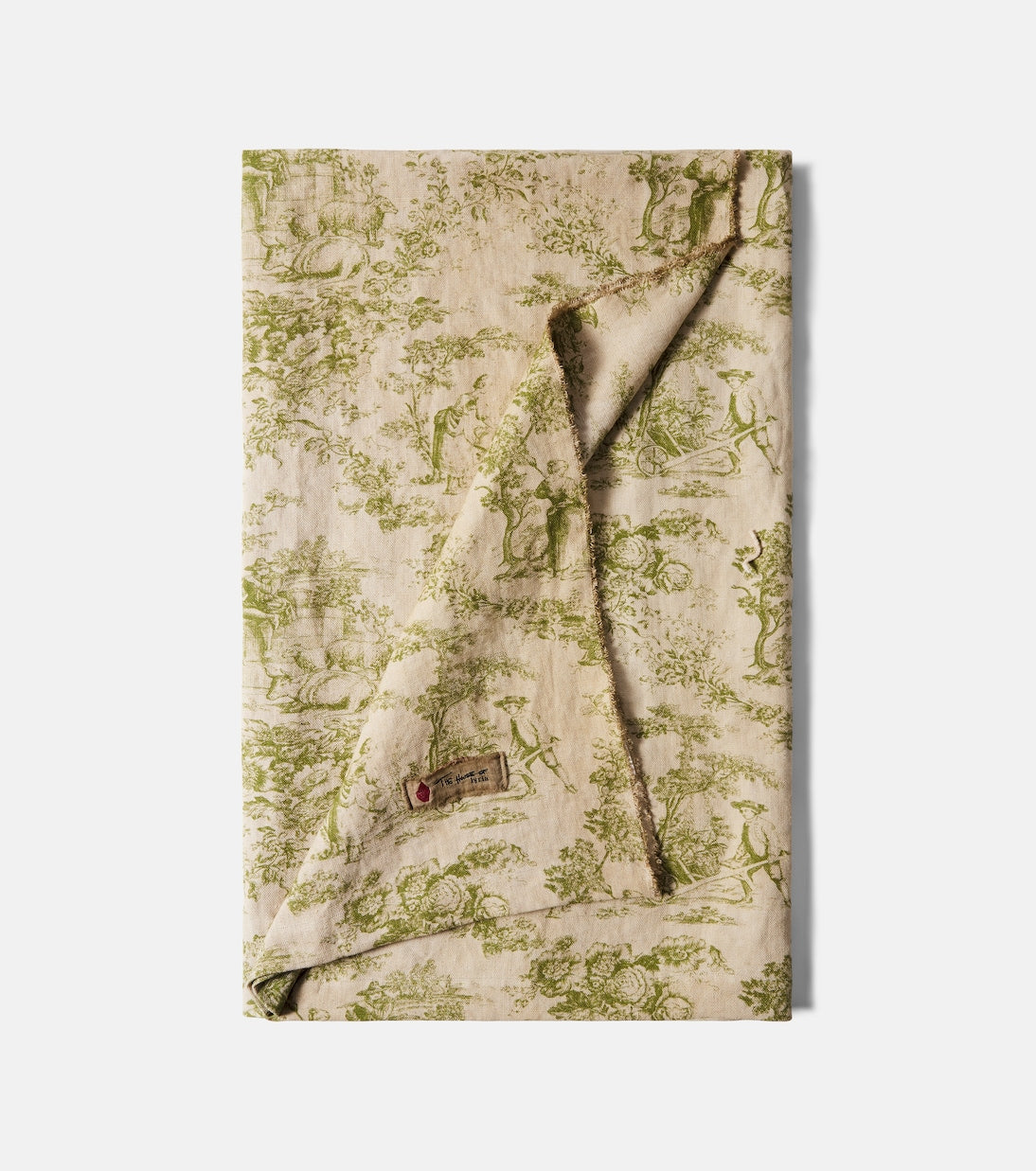 The House of Lyria - Glafira toile de jouy linen tablecloth