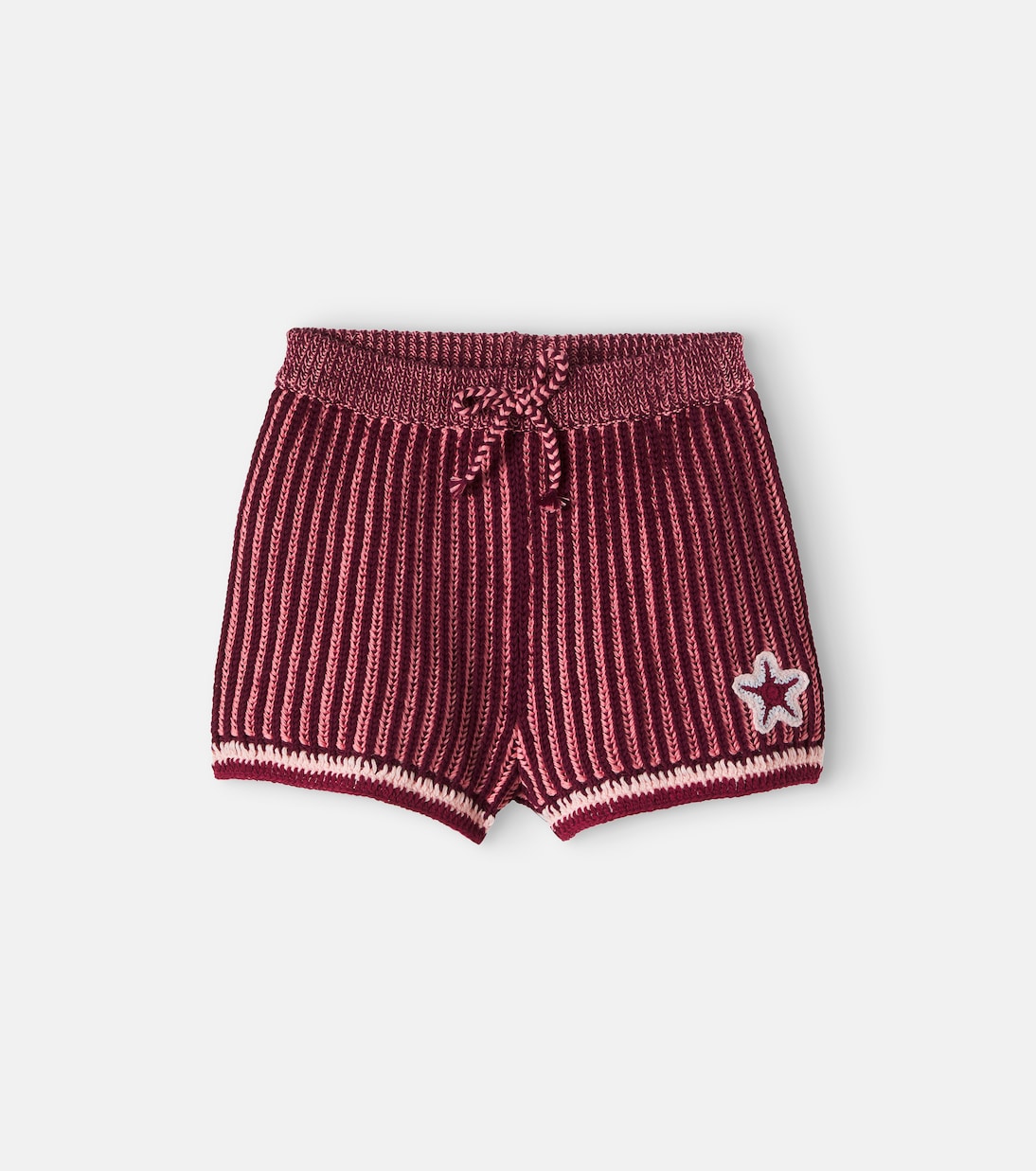Zimmermann Kids - Knitted cotton shorts