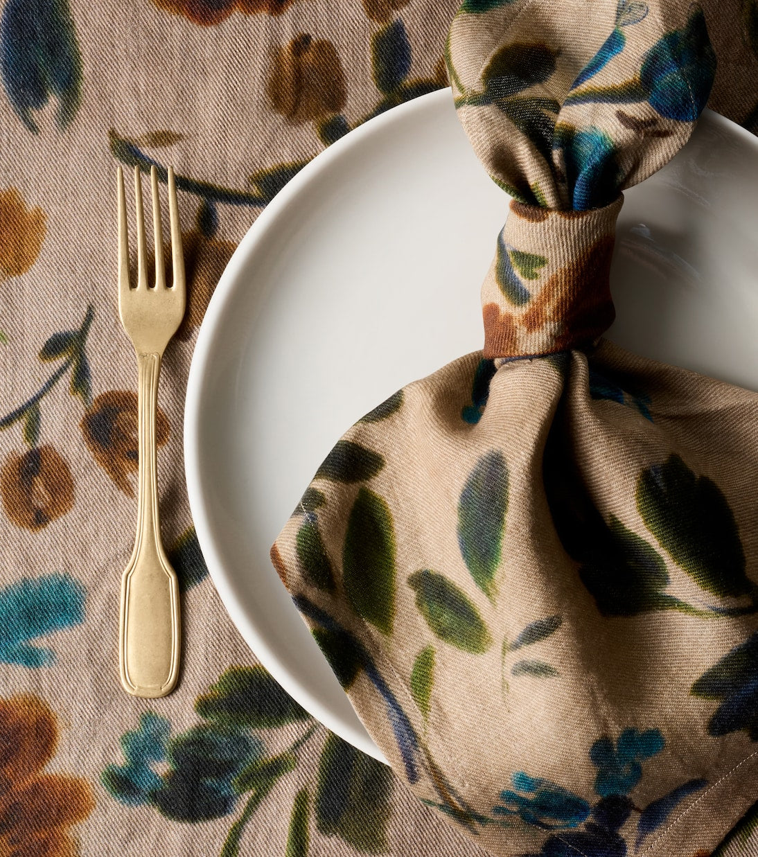 The House of Lyria - Rosalia set of 2 floral linen napkins