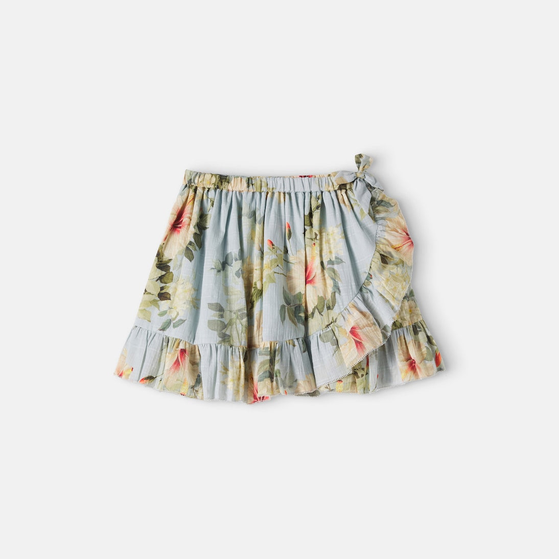 Zimmermann Kids - Mahon floral ruffled cotton skirt