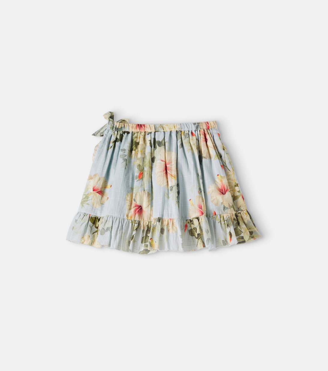 Zimmermann Kids - Mahon floral ruffled cotton skirt