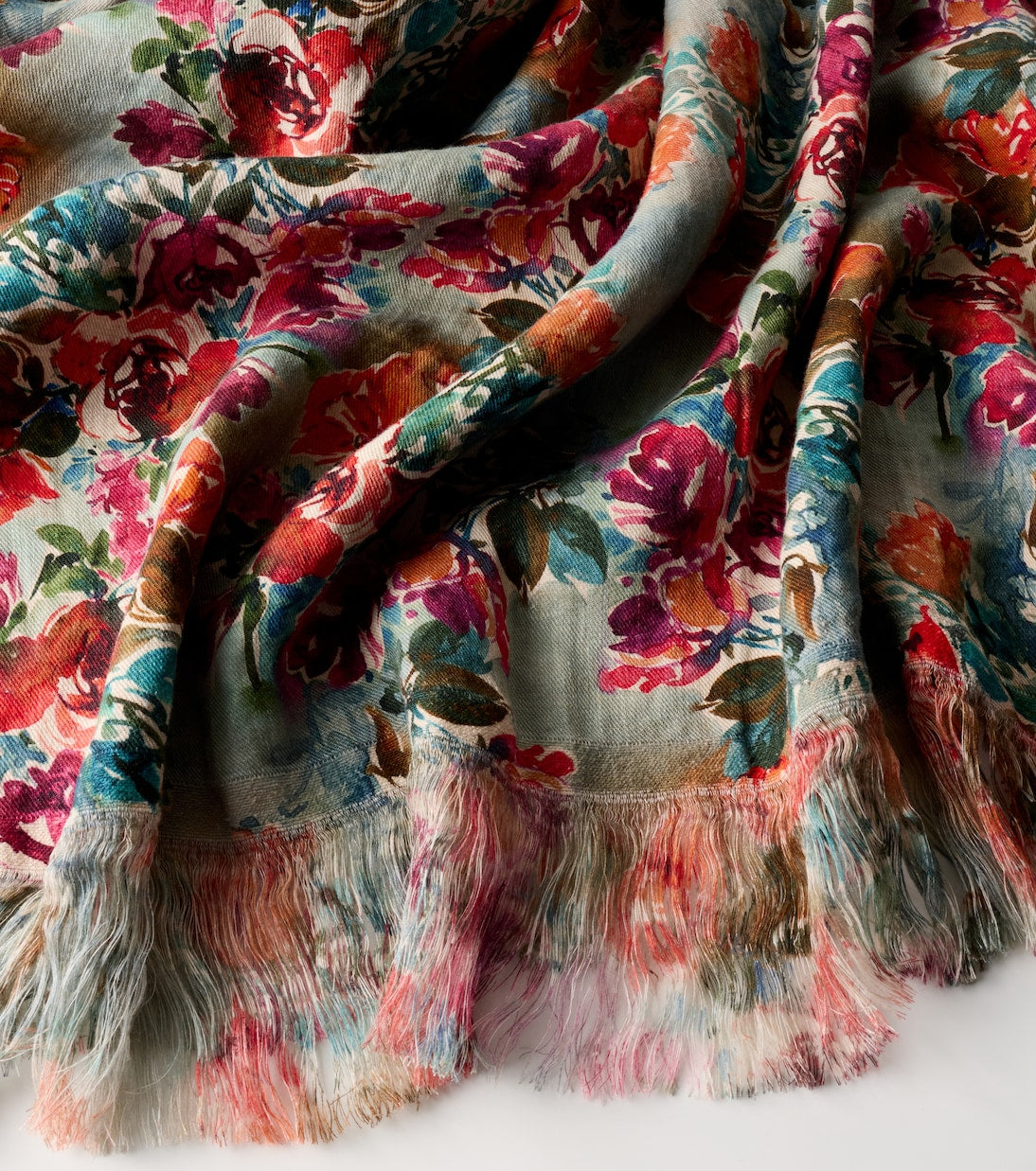 The House of Lyria - Tormento floral linen tablecloth