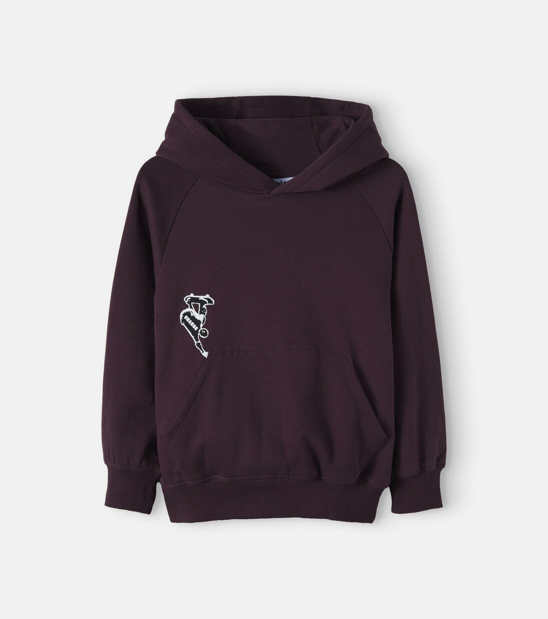 Molo - Mic printed cotton jersey hoodie