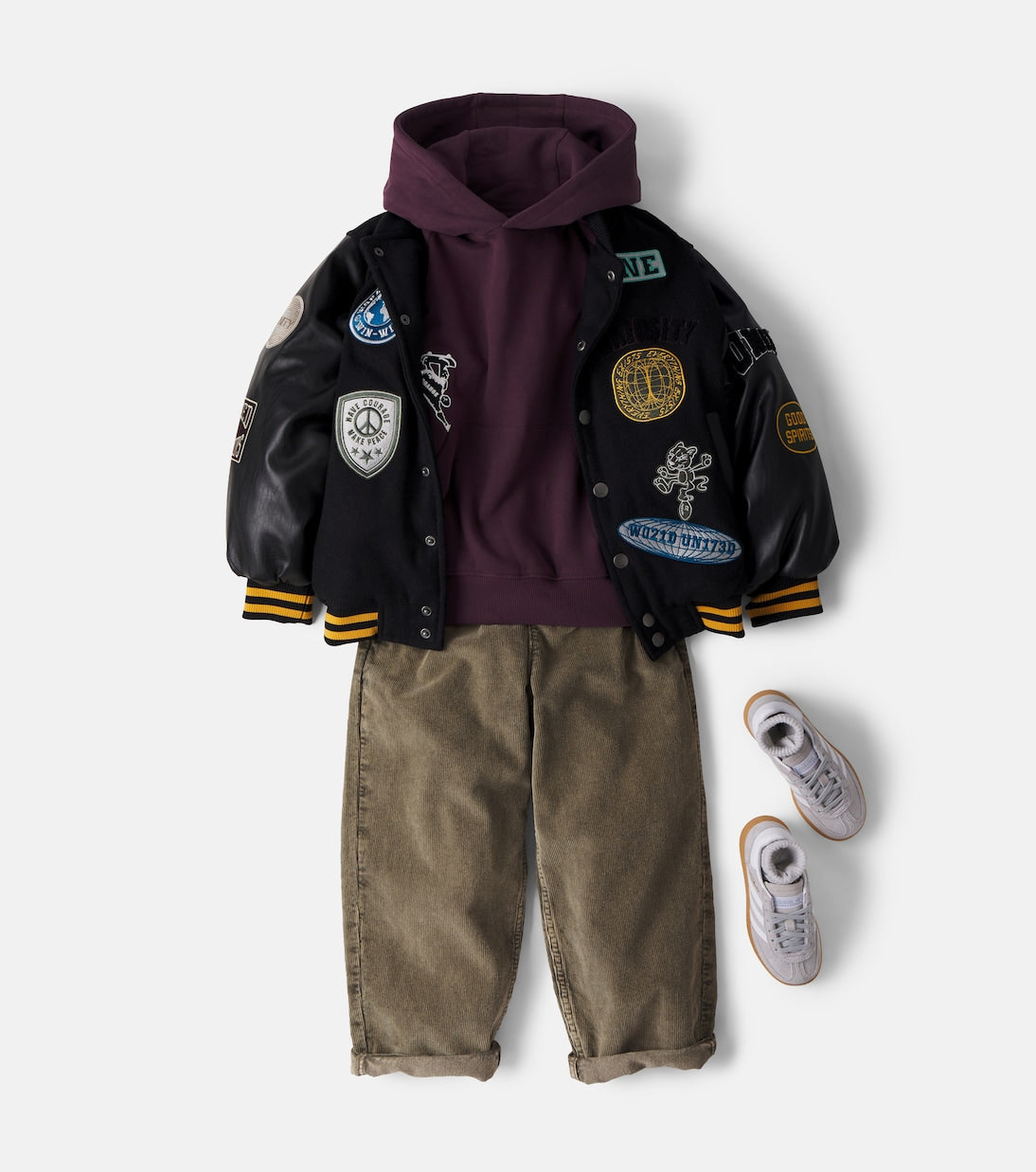 Molo - Mic printed cotton jersey hoodie