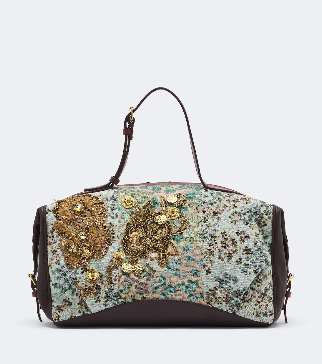 Dries Van Noten - Embellished bowling bag