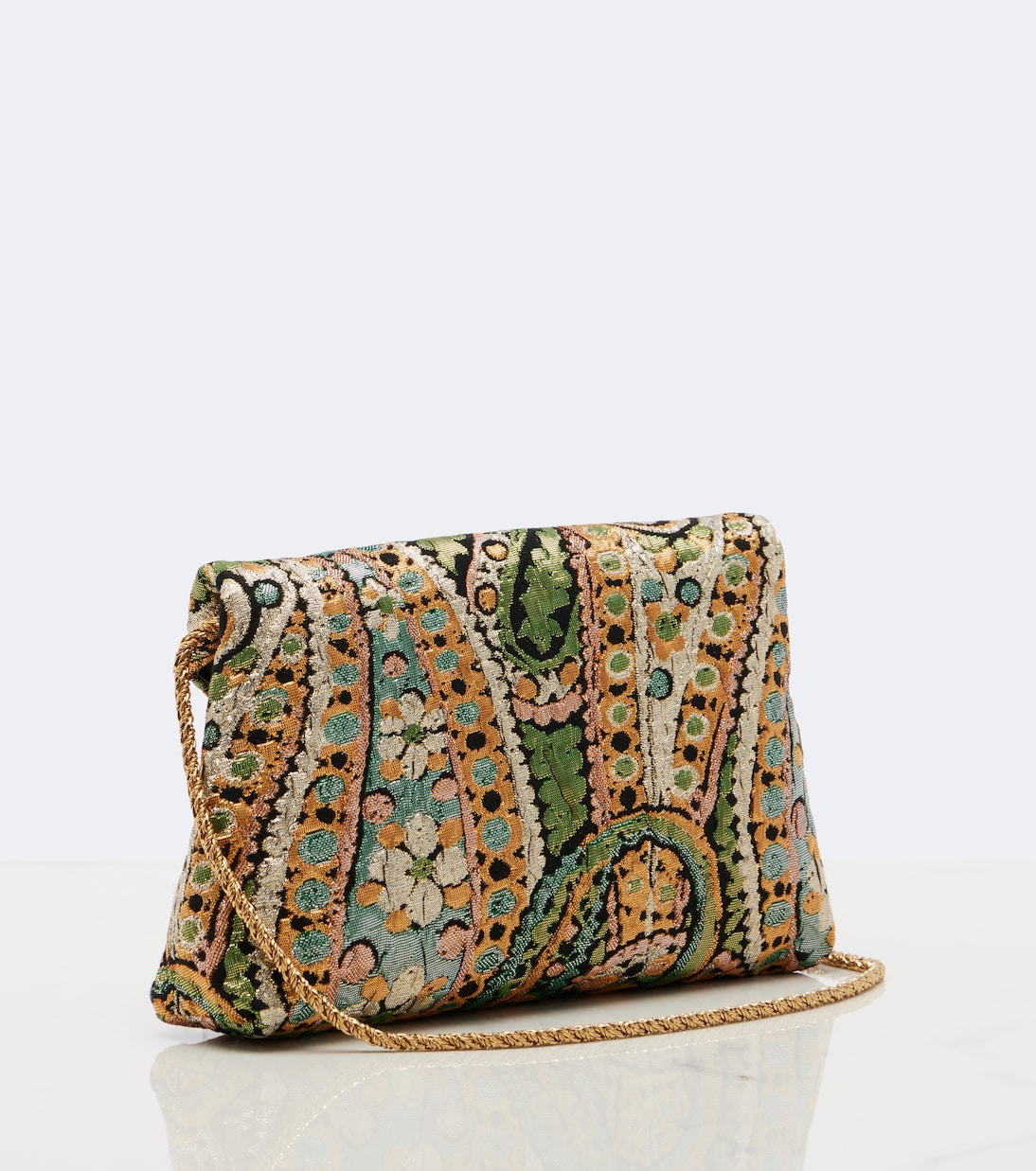 Dries Van Noten - Medium jacquard clutch