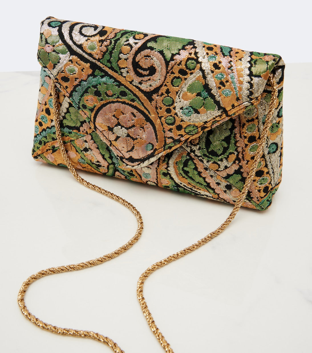Dries Van Noten - Medium jacquard clutch