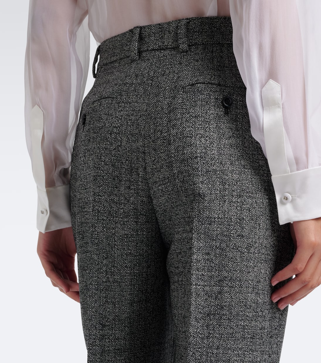 Dolce&Gabbana - Virgin wool straight pants