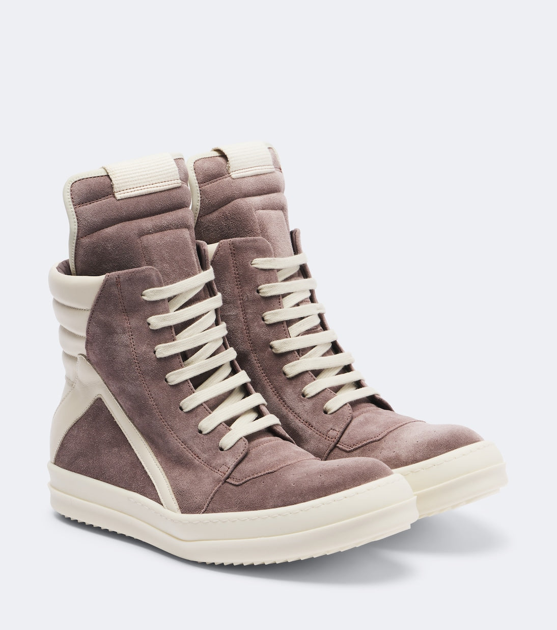 Rick Owens - Geobasket suede high-top sneakers