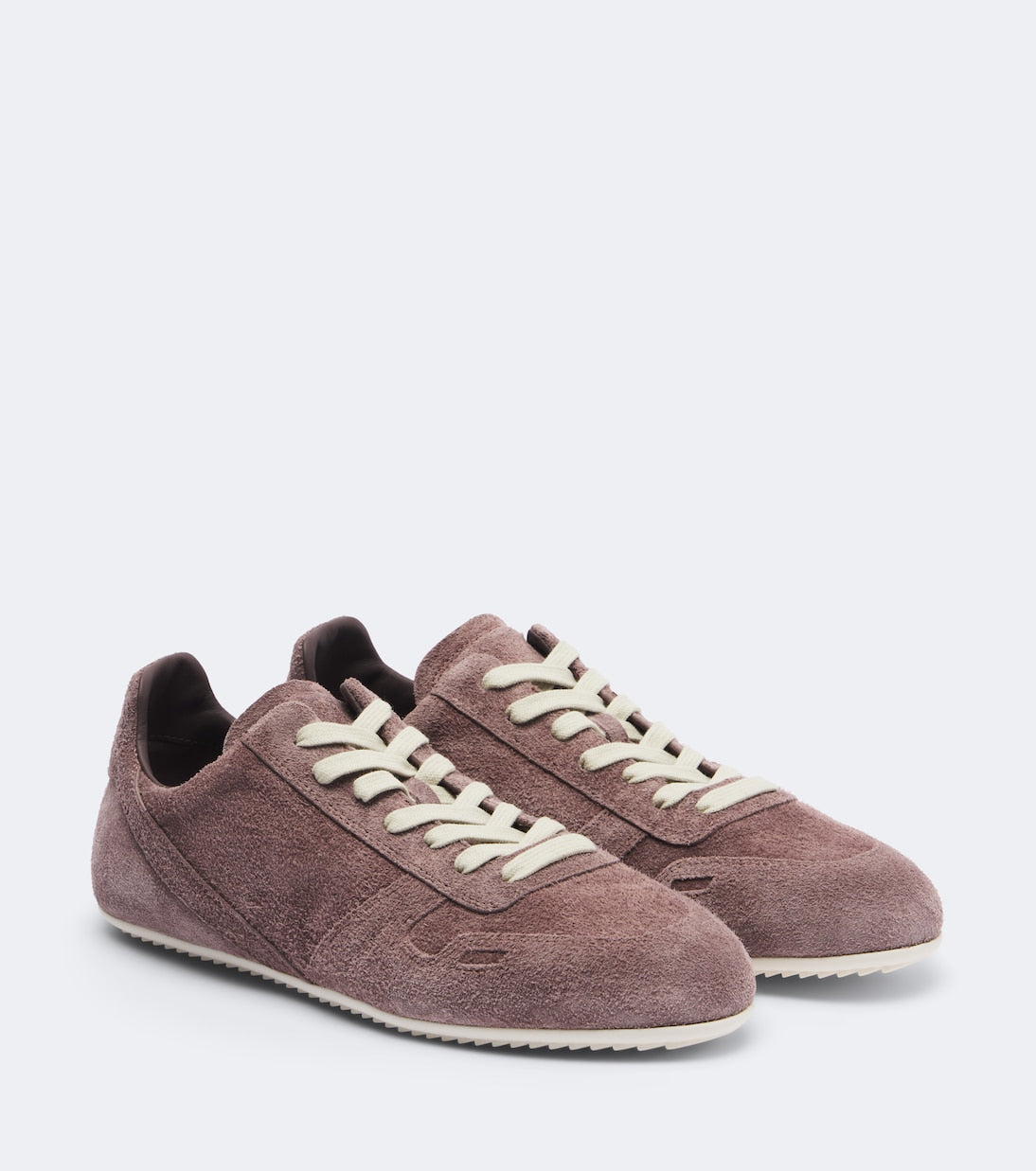 Rick Owens - Minimal suede sneakers