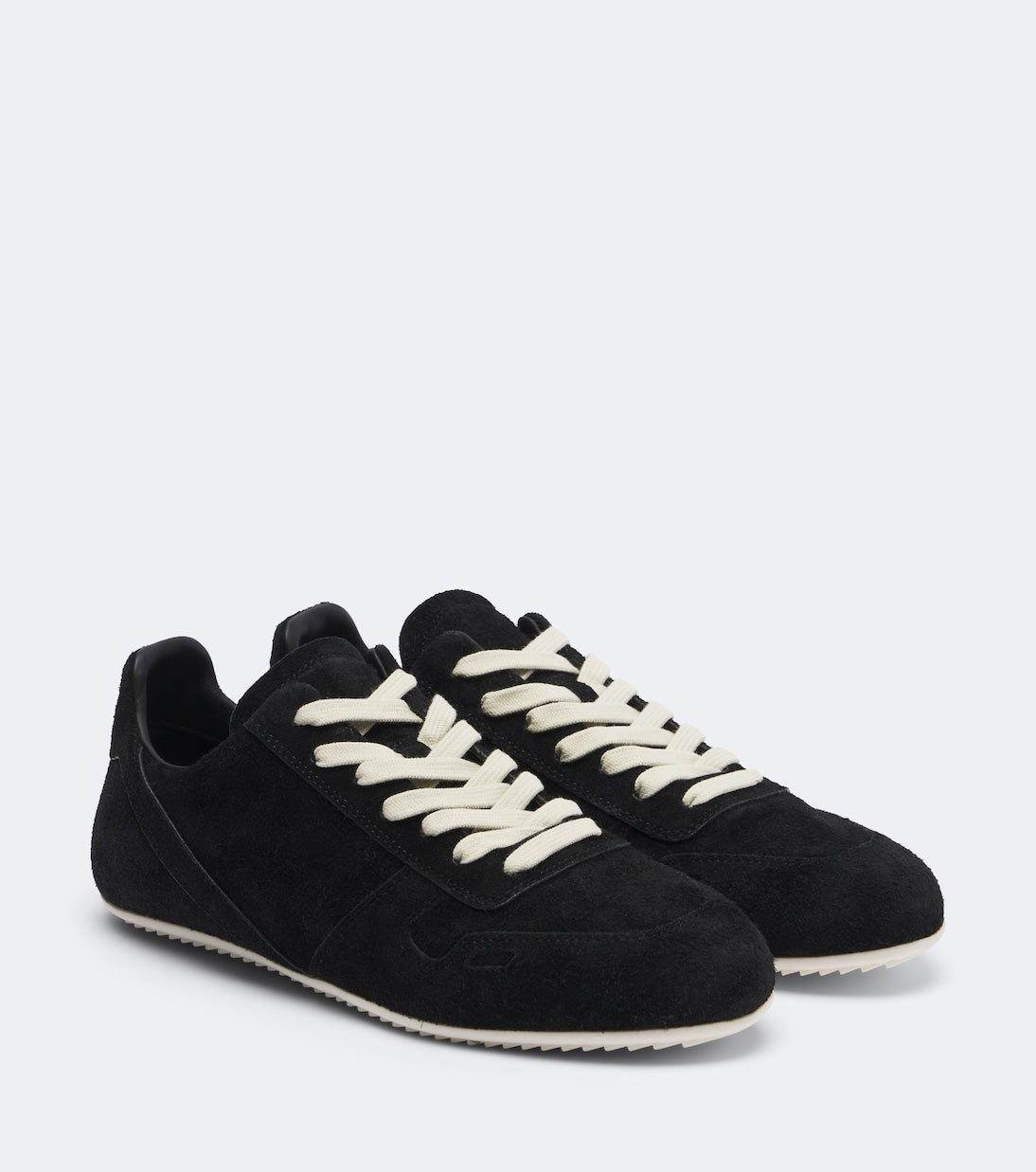 Rick Owens - Minimal suede sneakers