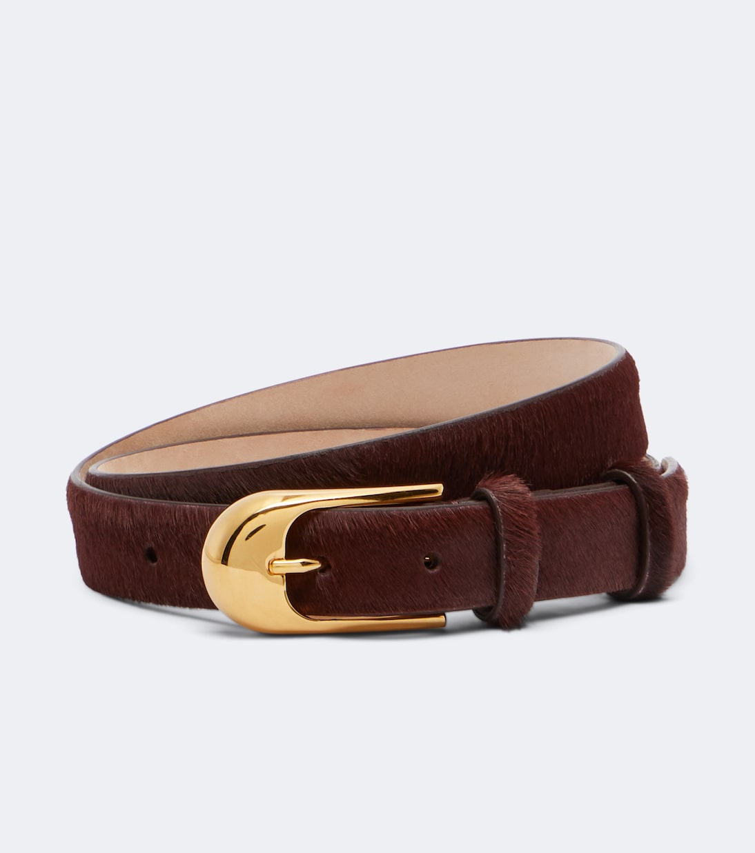 Khaite - Dome calf hair belt