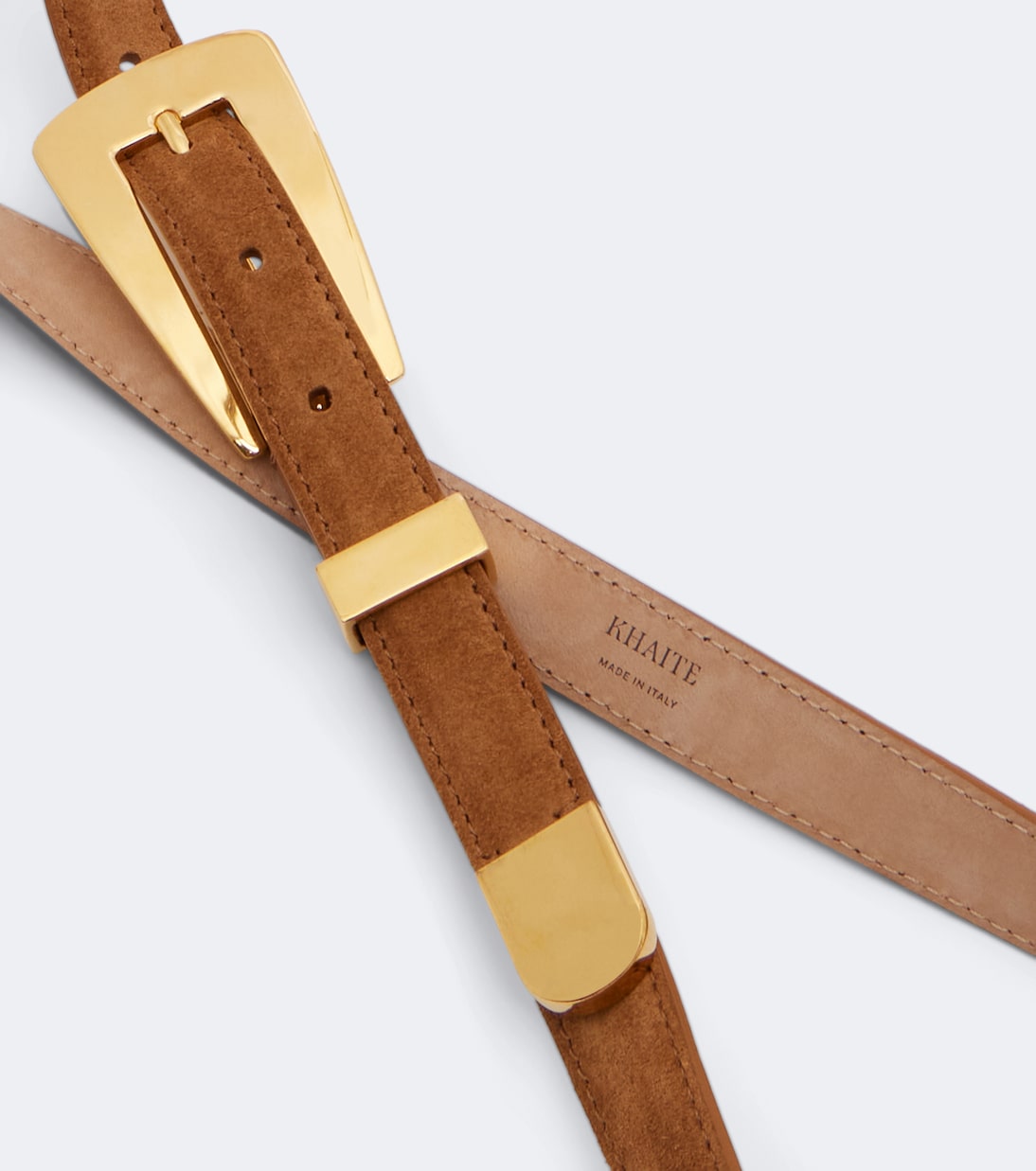 Khaite - Lucca suede belt