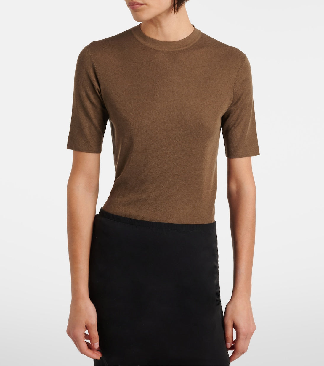 The Row - Ozzi silk-blend T-shirt