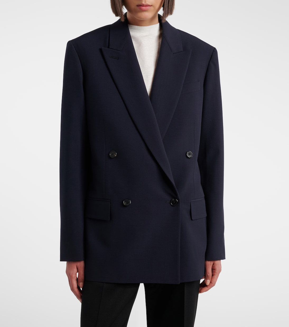 The Row - Paden double-breasted virgin wool blazer