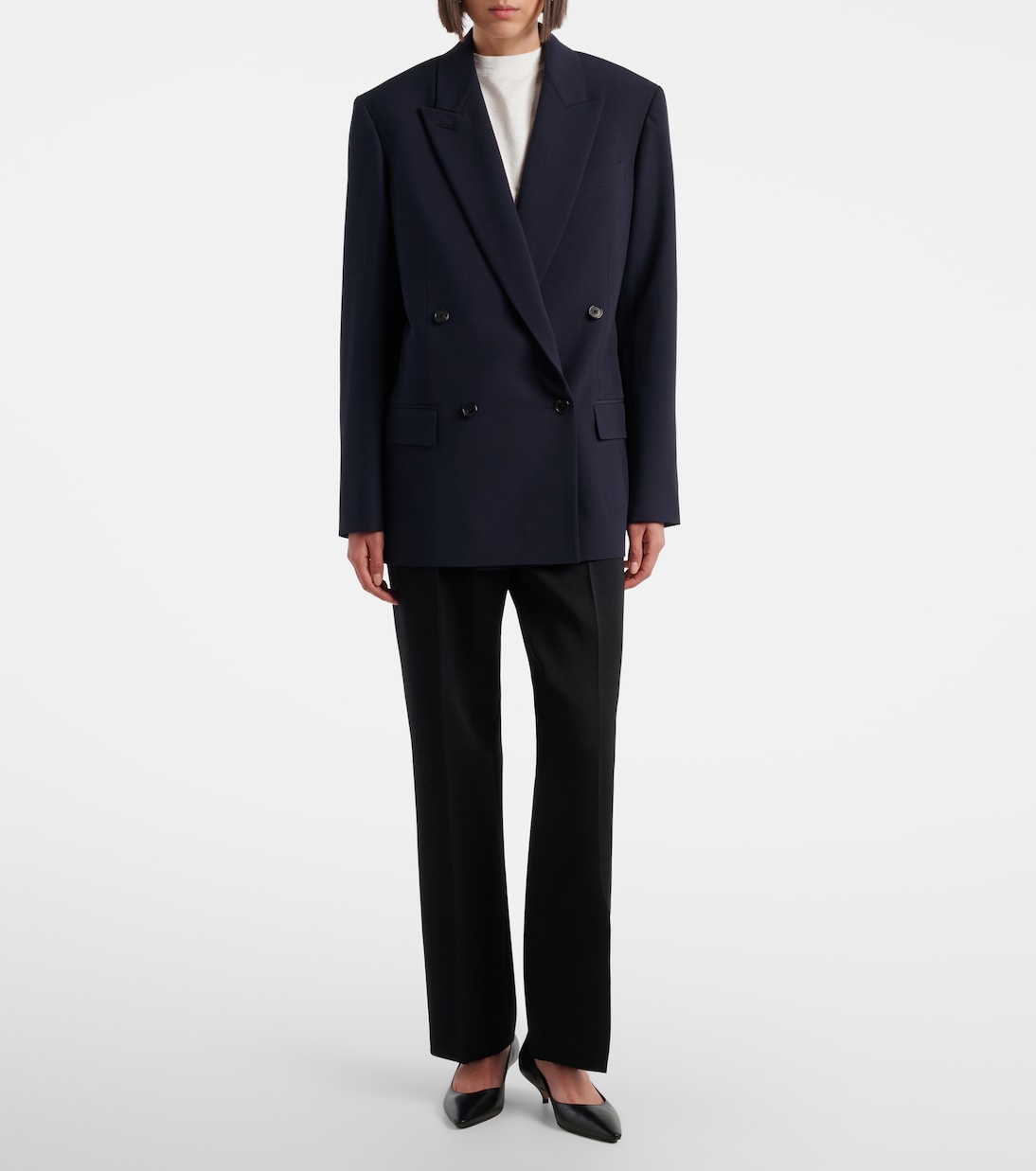 The Row - Paden double-breasted virgin wool blazer