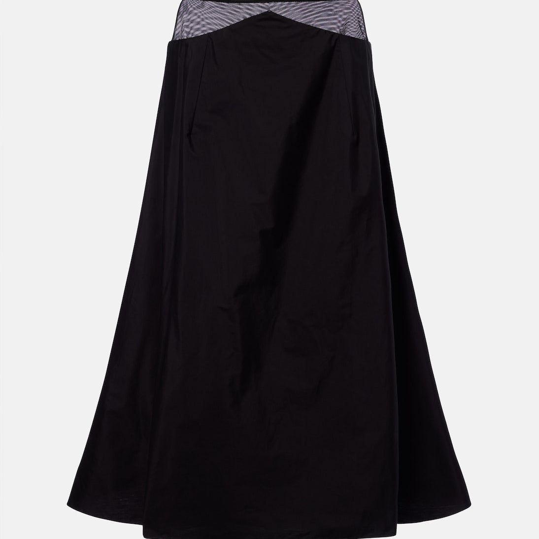 The Row - Irella cotton poplin midi skirt