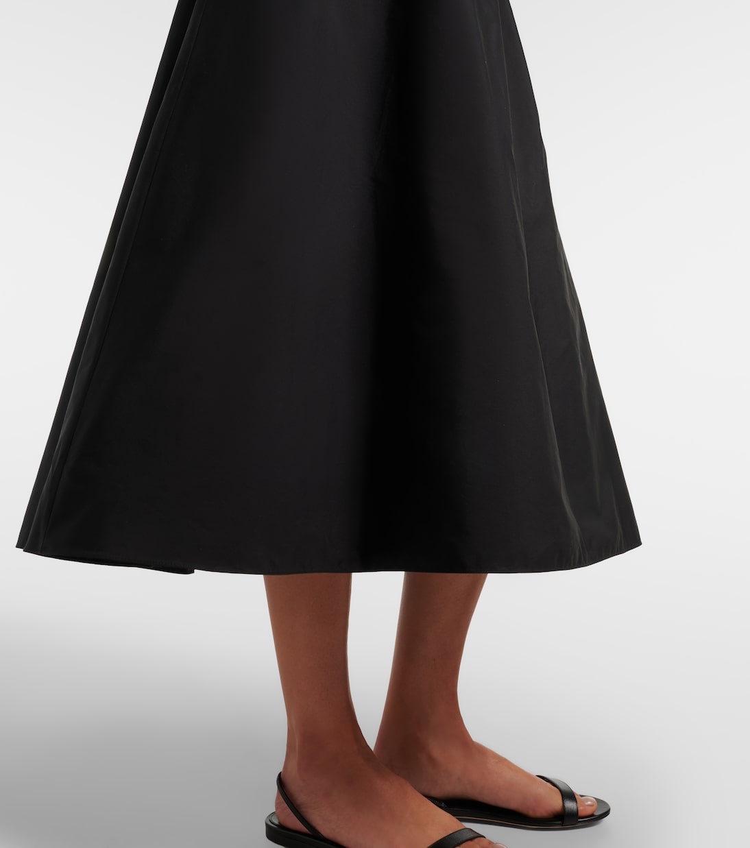 The Row - Irella cotton poplin midi skirt