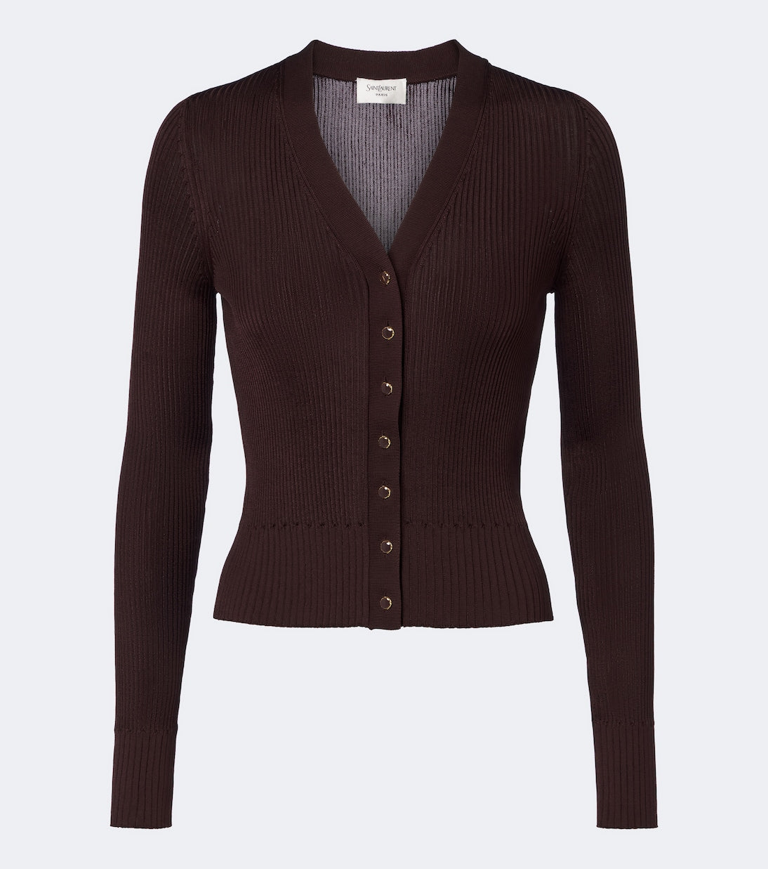 Saint Laurent - Ribbed-knit cardigan
