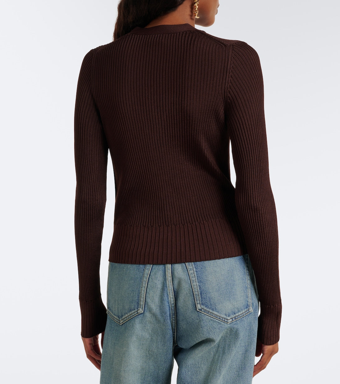 Saint Laurent - Ribbed-knit cardigan
