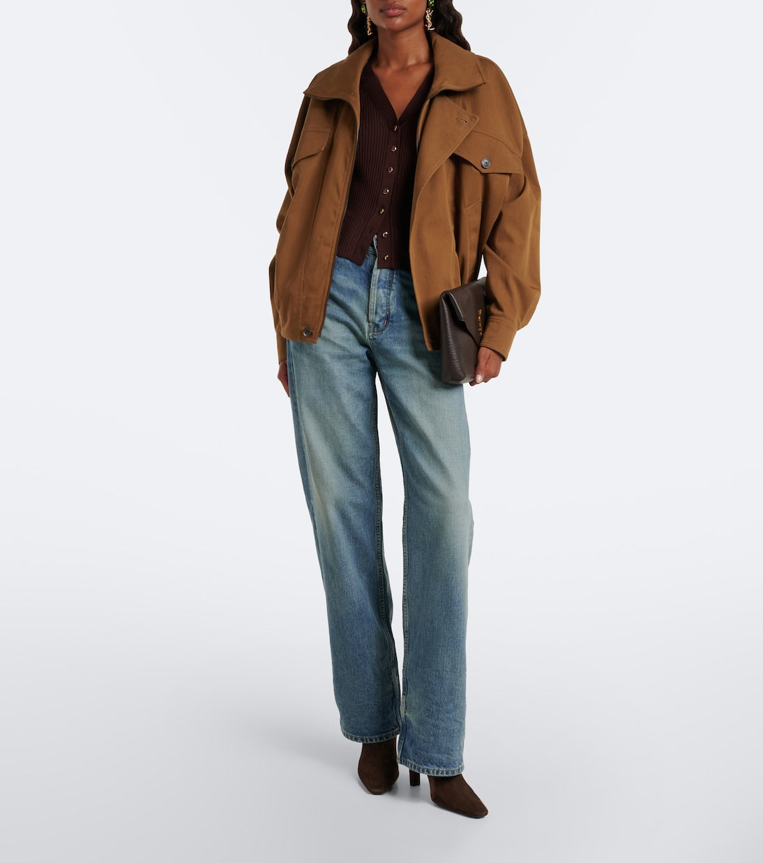 Saint Laurent - Ribbed-knit cardigan