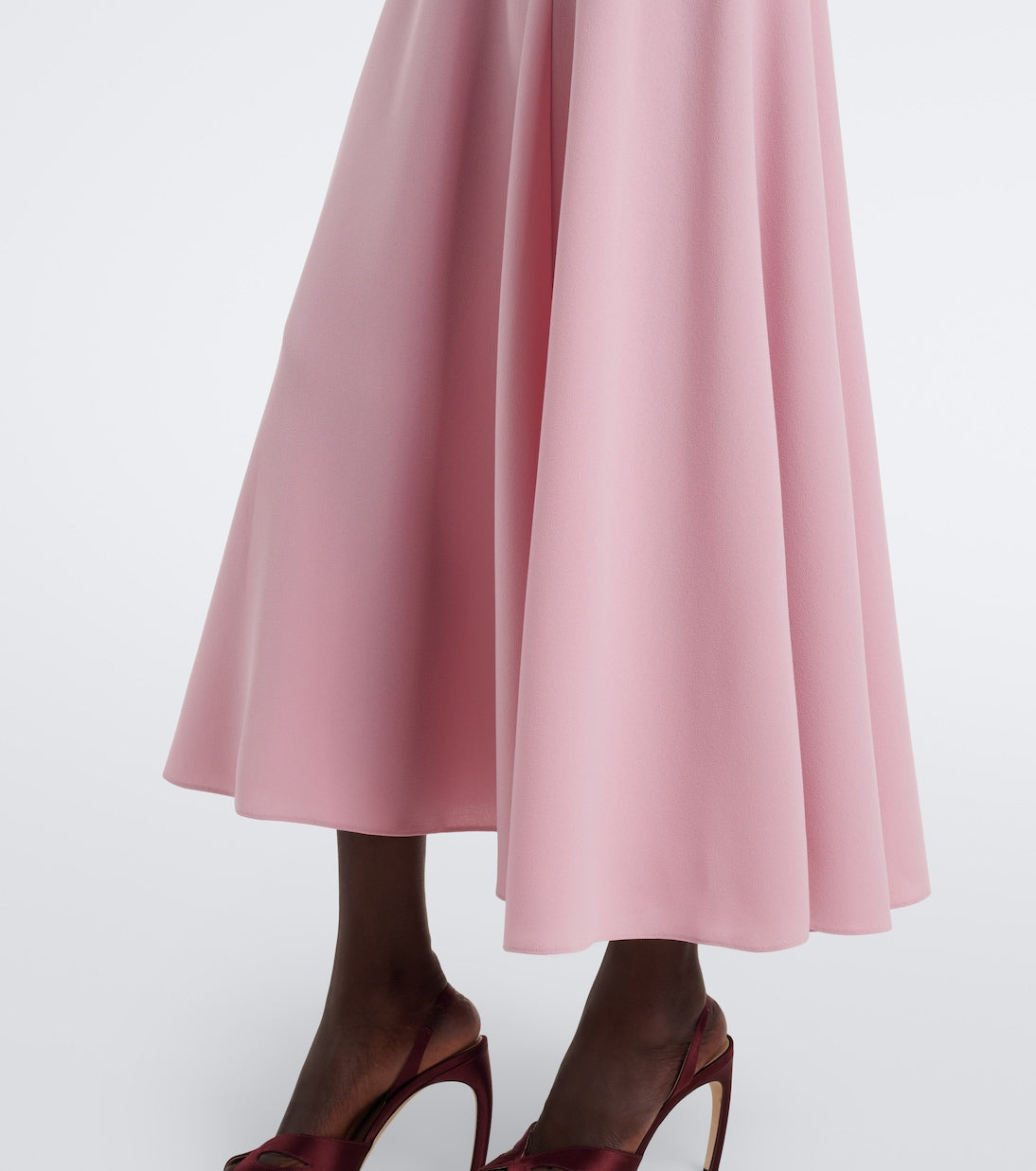 Roksanda - Oryn draped asymmetric crêpe midi dress