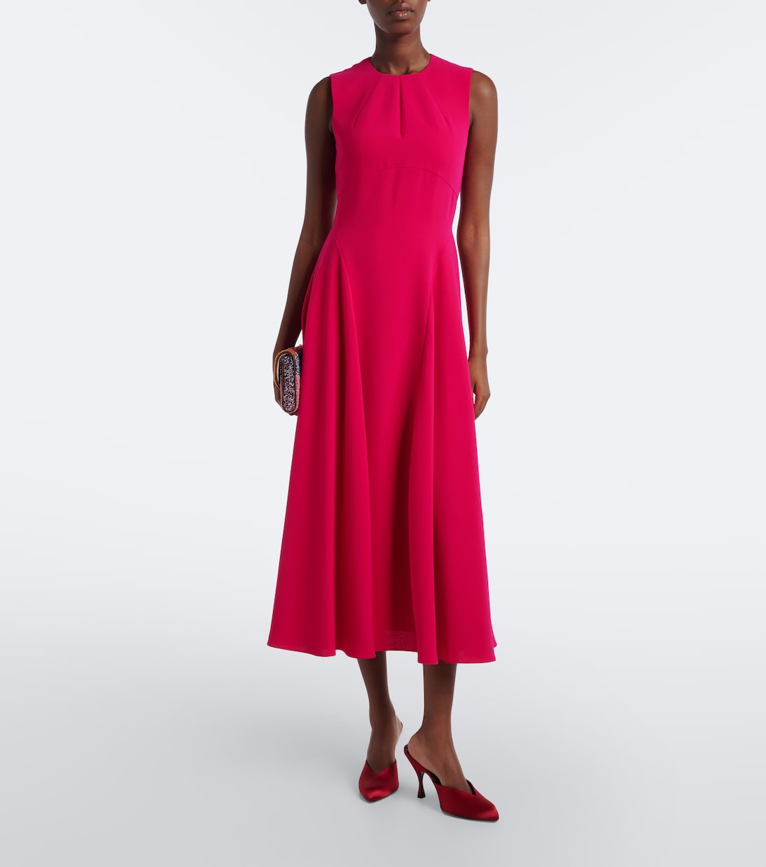 Roksanda - Kora crêpe midi dress