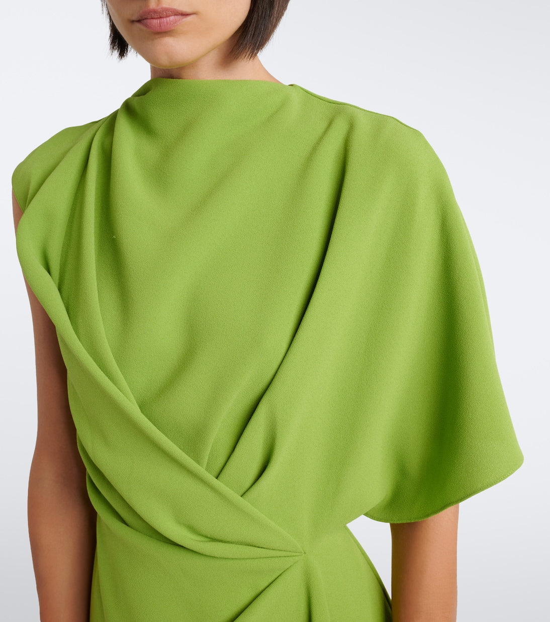 Roksanda - Elva asymmetric crêpe midi dress