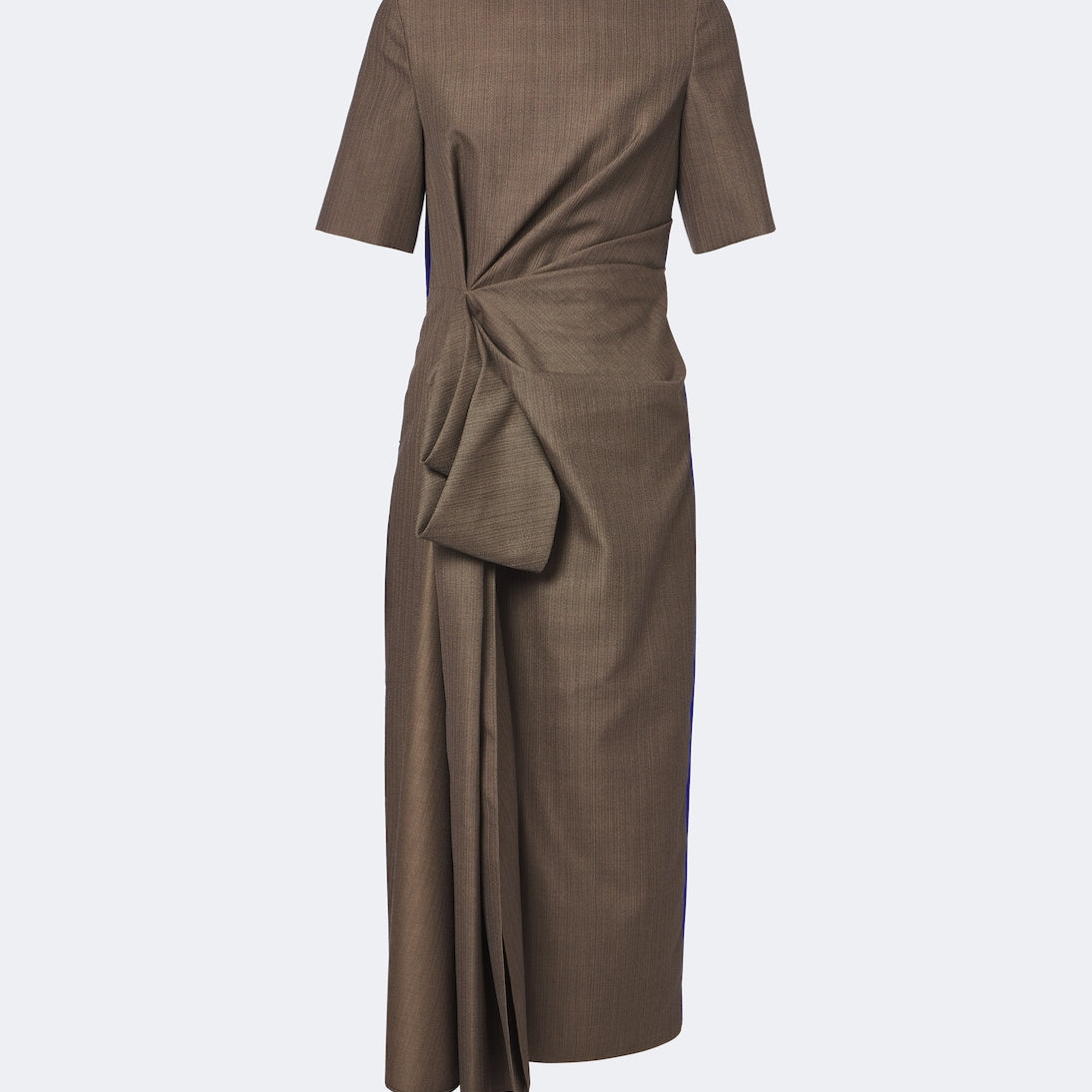 Roksanda - Caia draped wool midi dress