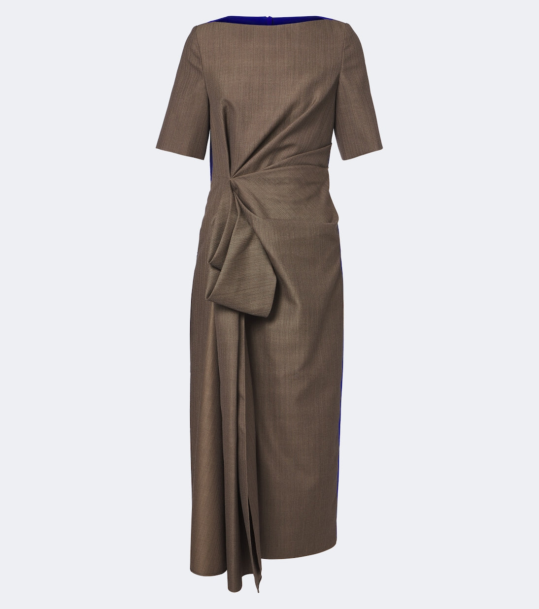 Roksanda - Caia draped wool midi dress