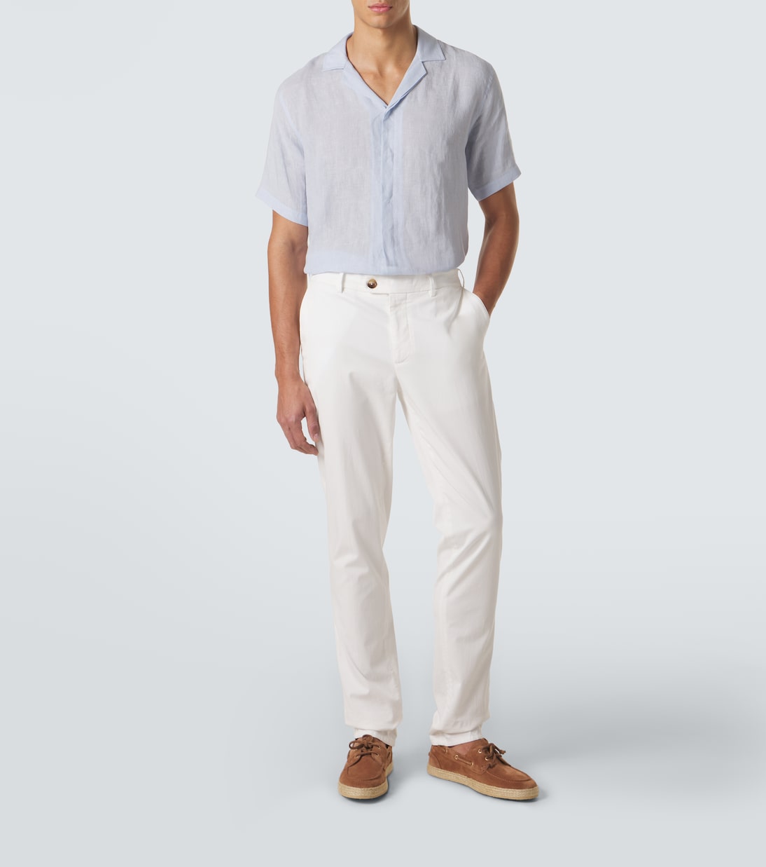 Orlebar Brown - Maitan linen bowling shirt