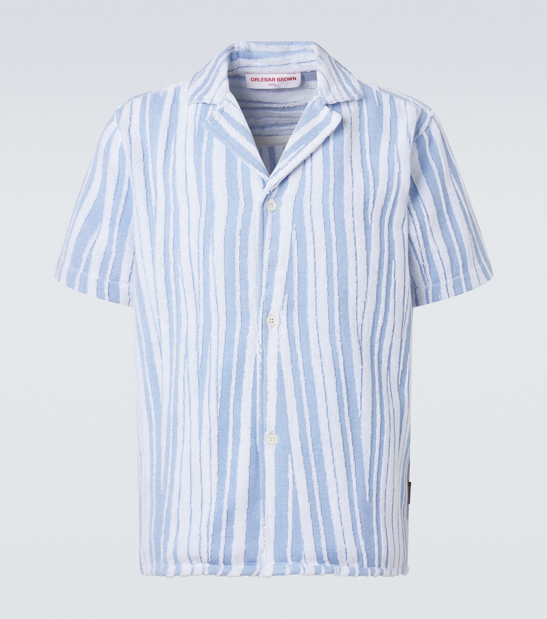 Orlebar Brown - Howel striped cotton toweling shirt