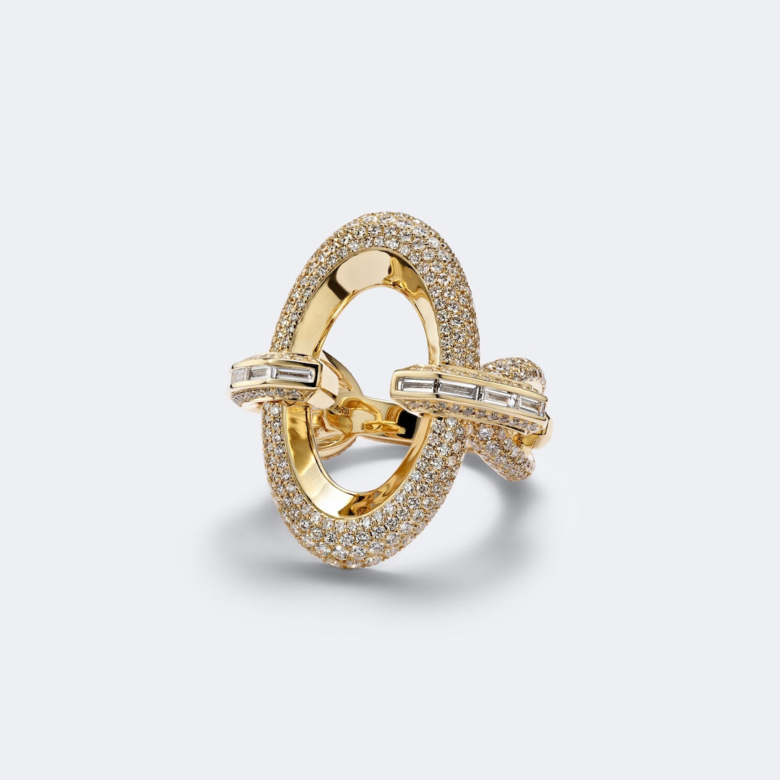 Messika - Groove 18kt gold ring with diamonds