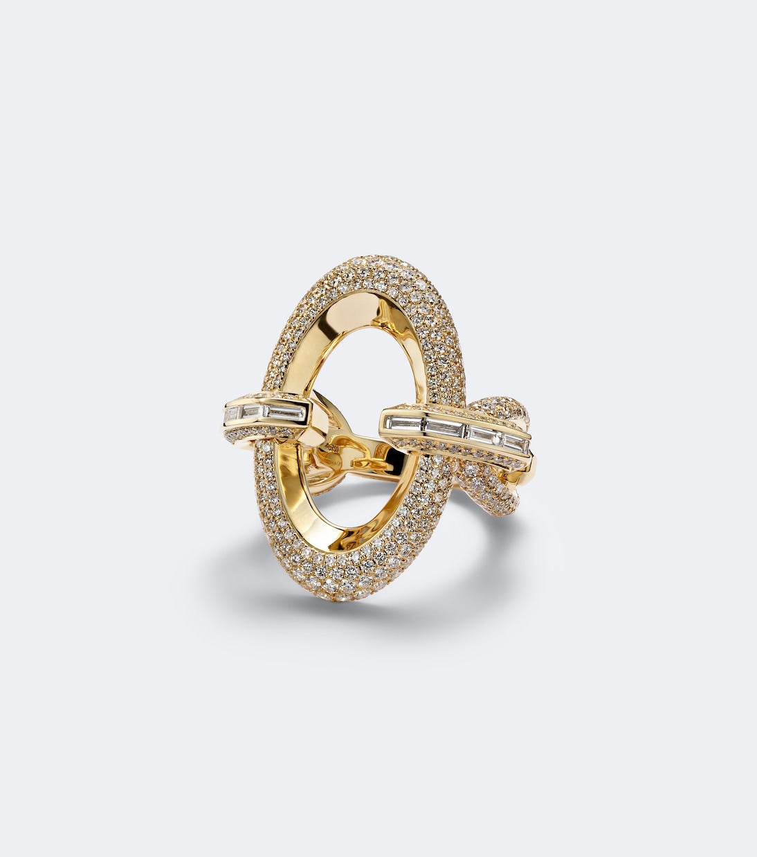 Messika - Groove 18kt gold ring with diamonds