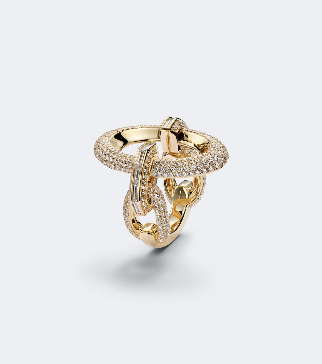 Messika - Groove 18kt gold ring with diamonds