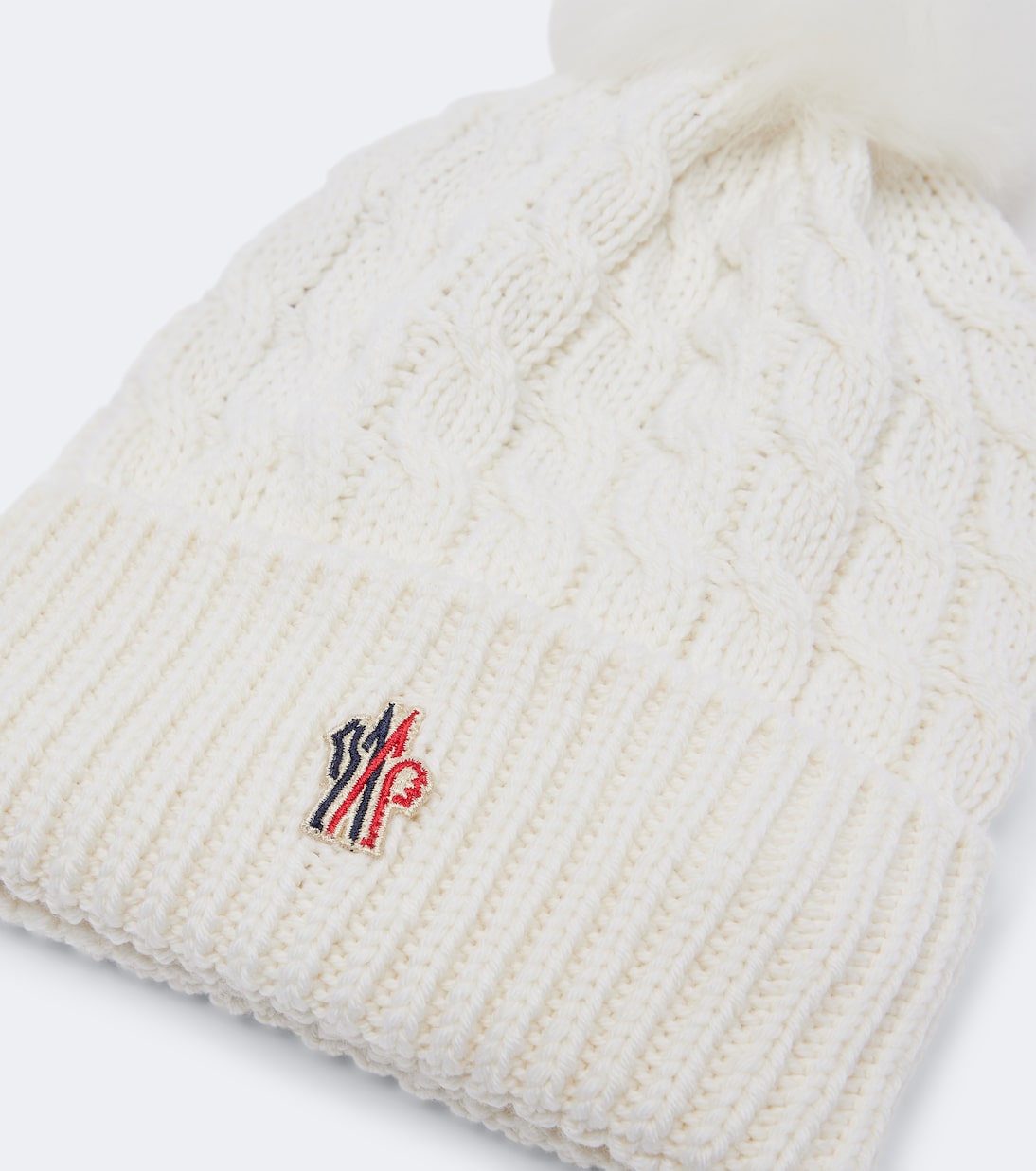 Moncler Grenoble - Cable-knit virgin wool beanie