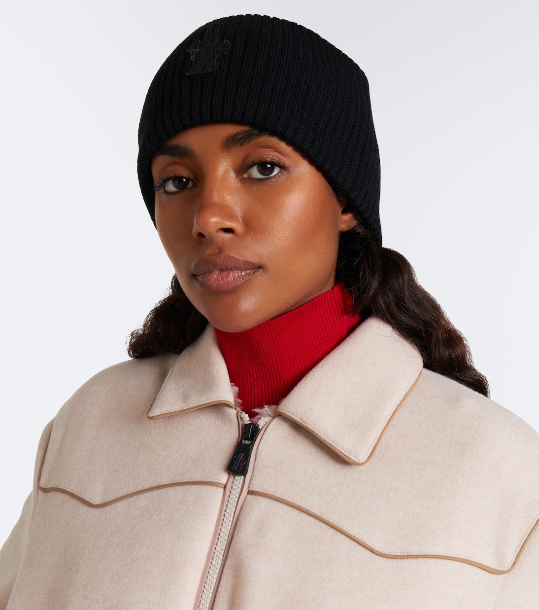 Moncler Grenoble - Logo virgin wool headband