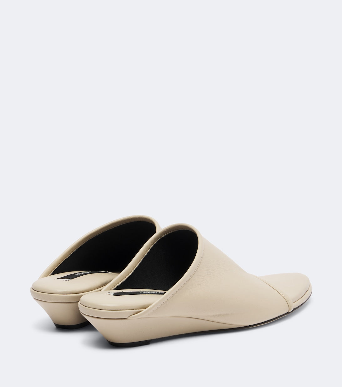 Christen - Stretch leather wedge mules