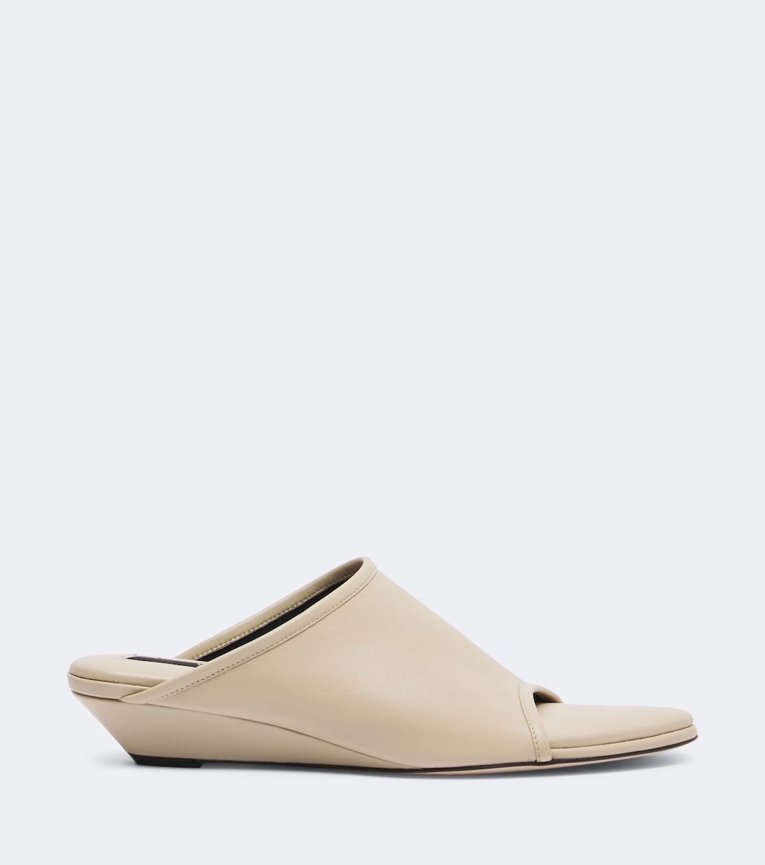 Christen - Stretch leather wedge mules
