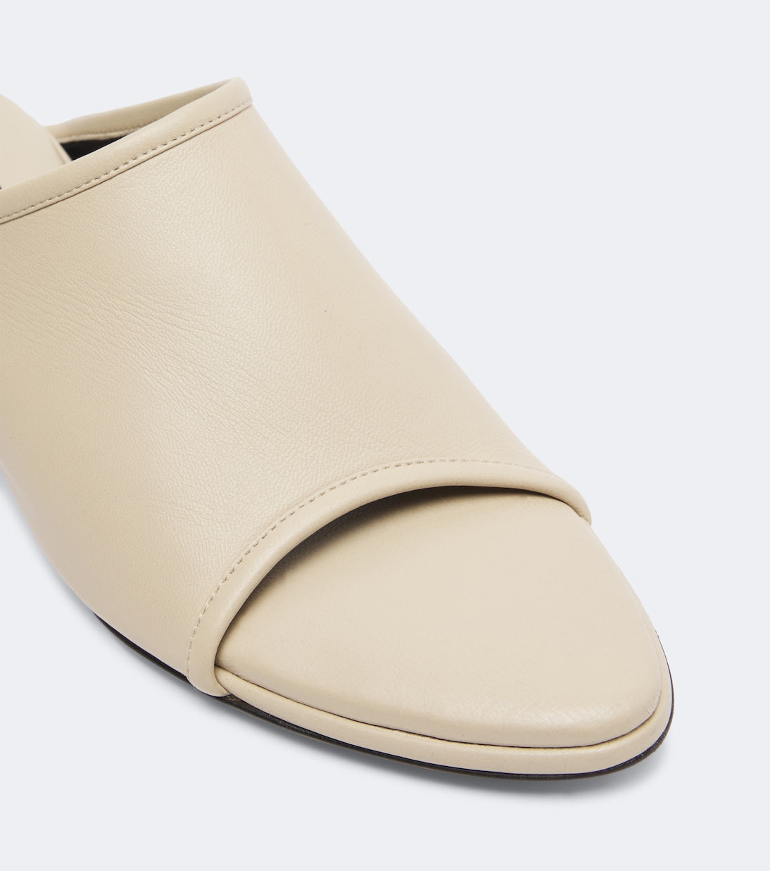Christen - Stretch leather wedge mules