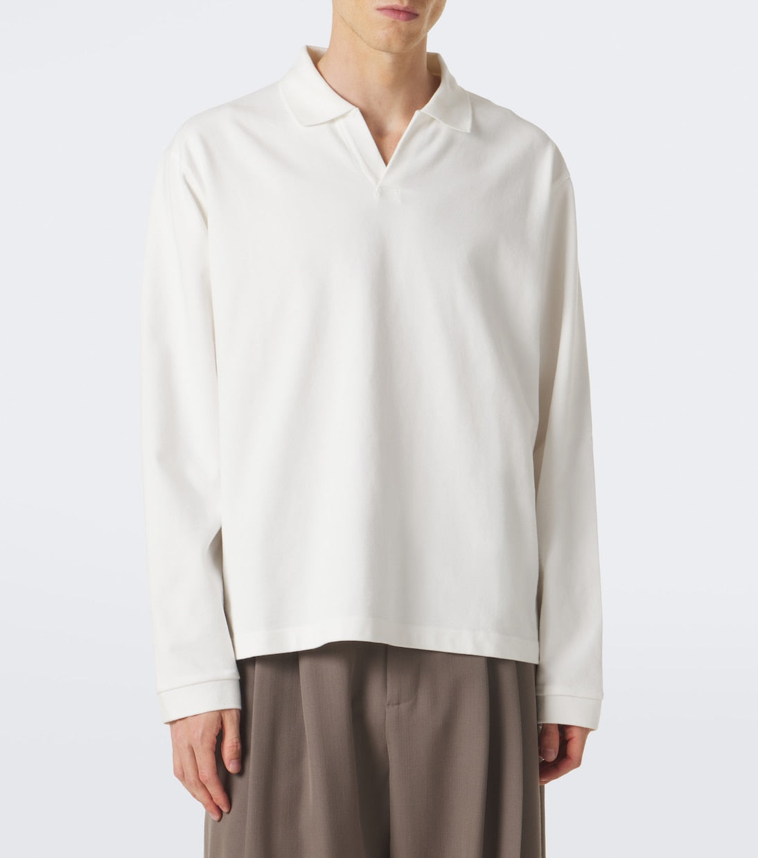 Studio Nicholson - Cotton polo jersey shirt