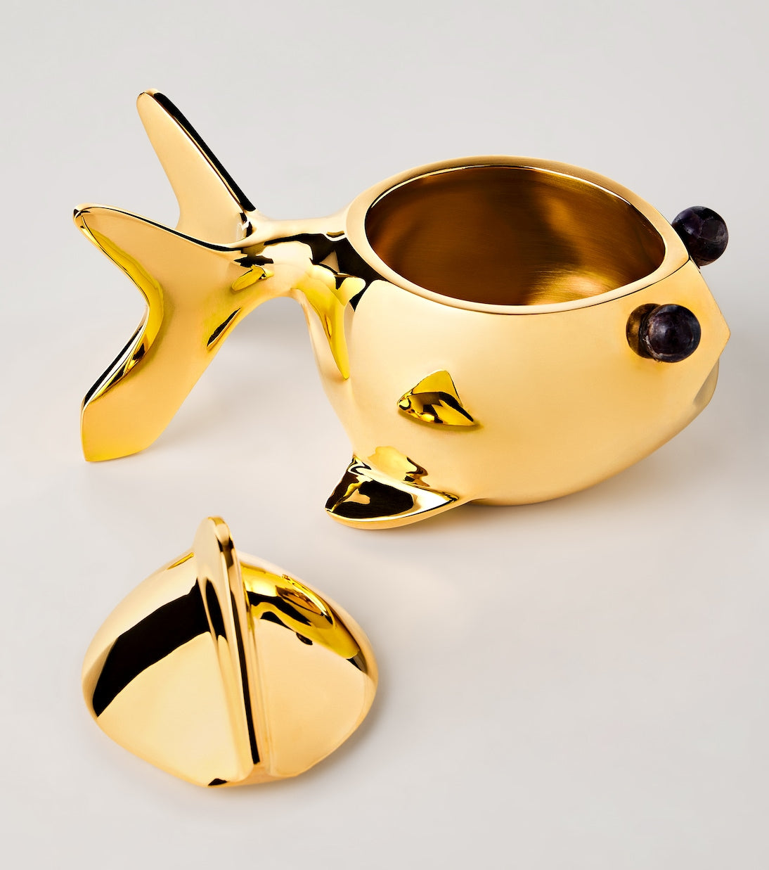 Jonathan Adler - Goldfish brass container