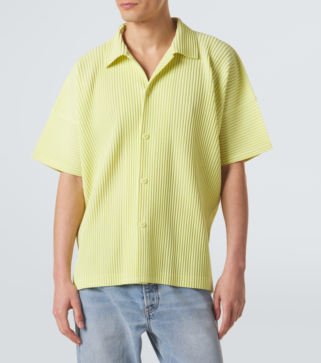 Homme Plissé Issey Miyake - Monthly Colors: May pleated shirt