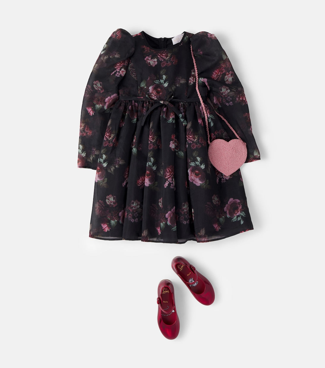 Petite Amalie - Floral organza dress